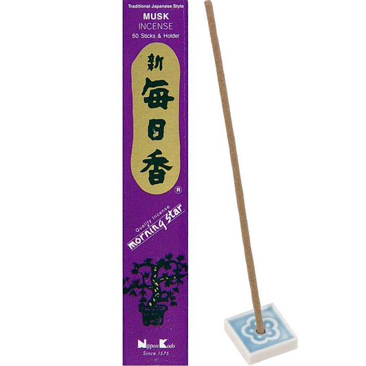 Morning Star Incense 50 Sticks Musk