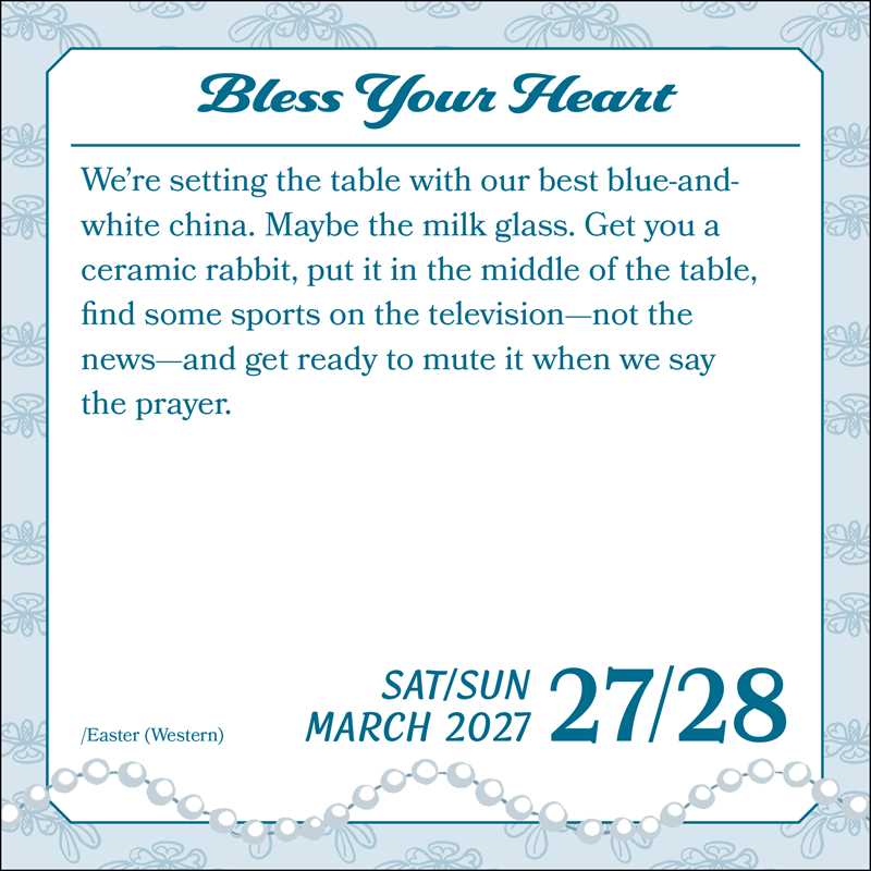Bless Your Heart 2027 Day-to-Day Calendar by Landon  Bryant: Calendar; 640 pages / English