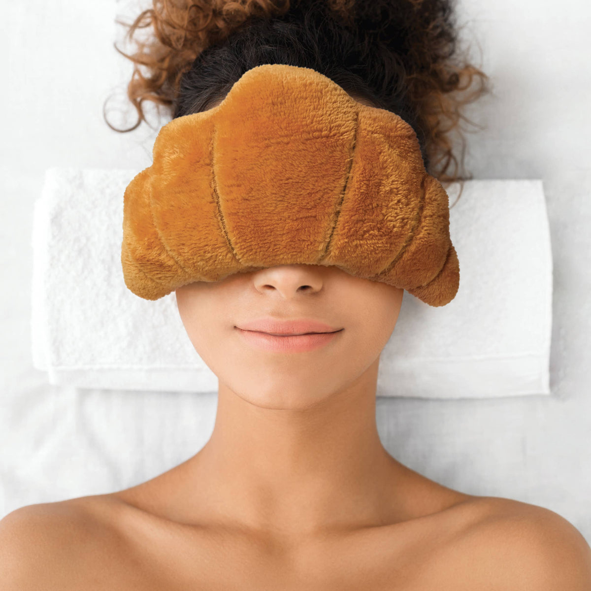Cozy Carbs Croissant Eye Pillow