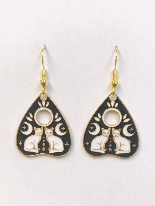 Earrings - Ouija Twin Cat