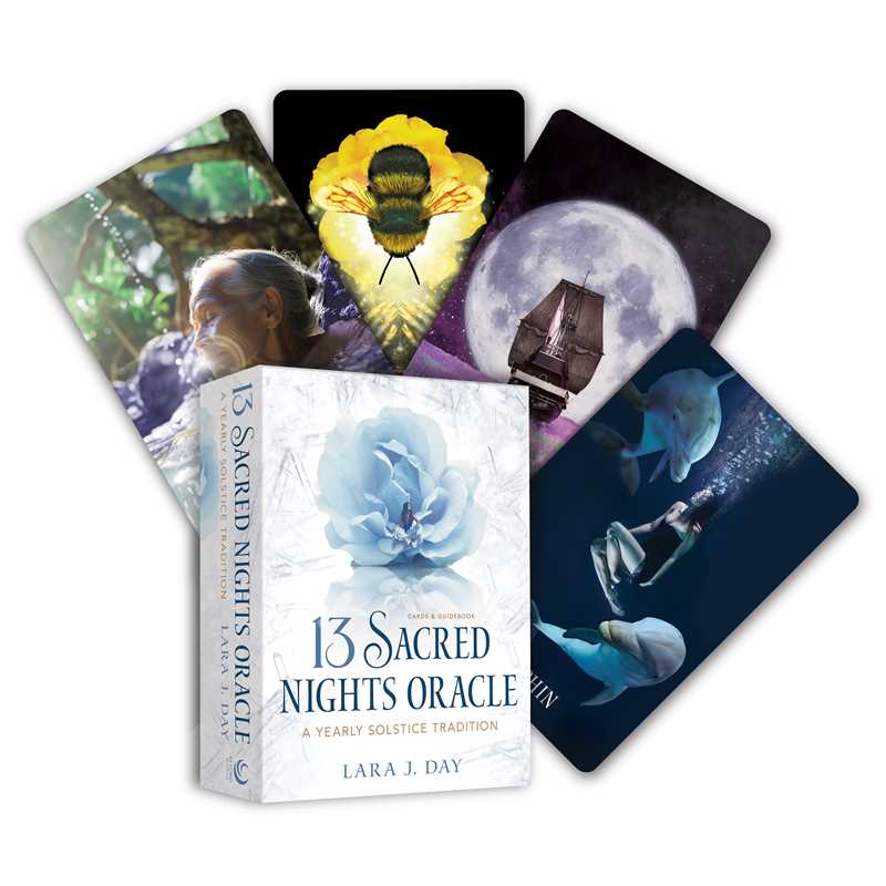 13 Sacred Nights Oracle by Lara J. Day: Flashcards; 272 pages / English