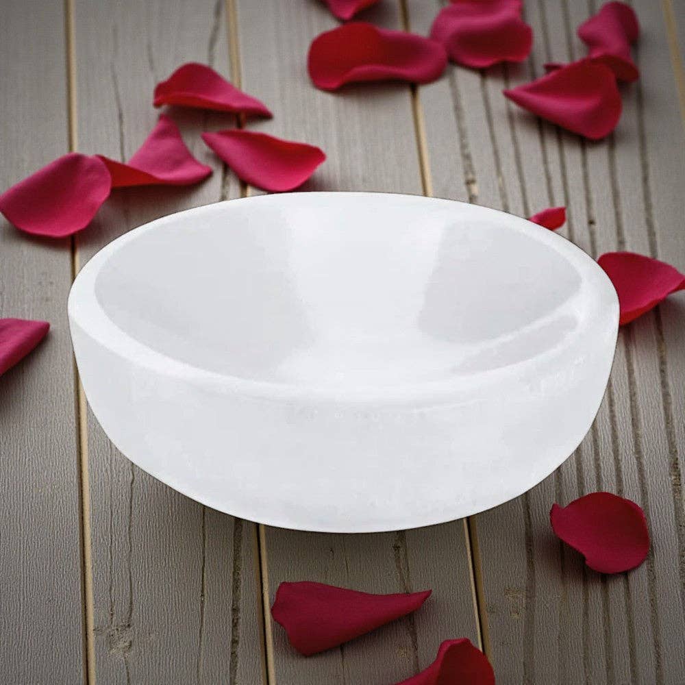 Selenite - Charging Bowl, Round