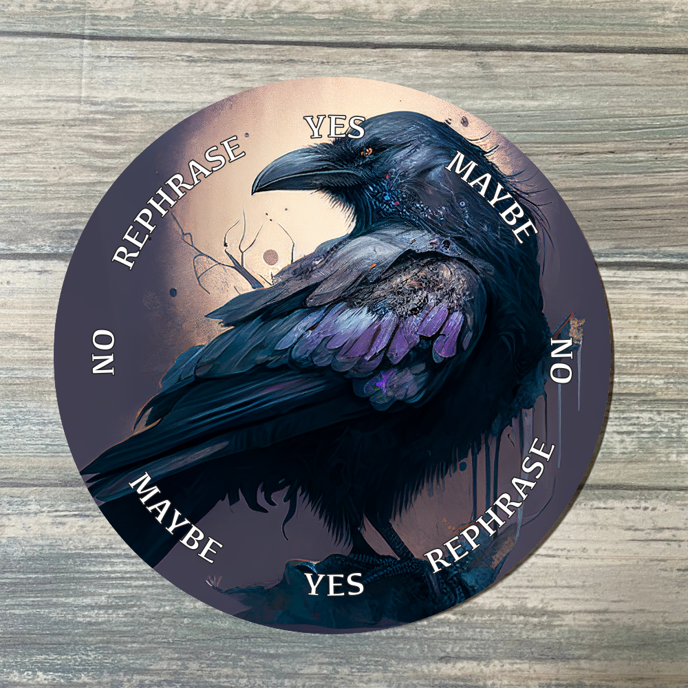 Pendulum Board Raven 6" Vision Quest Bookstore