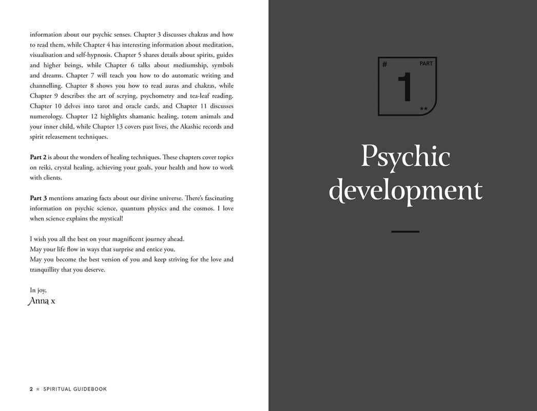 Spiritual Guidebook by Anna Comerford: Paperback