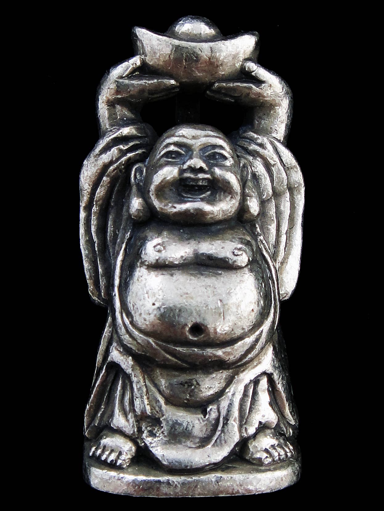 Brass Deity Pendant- Buddha Laughing