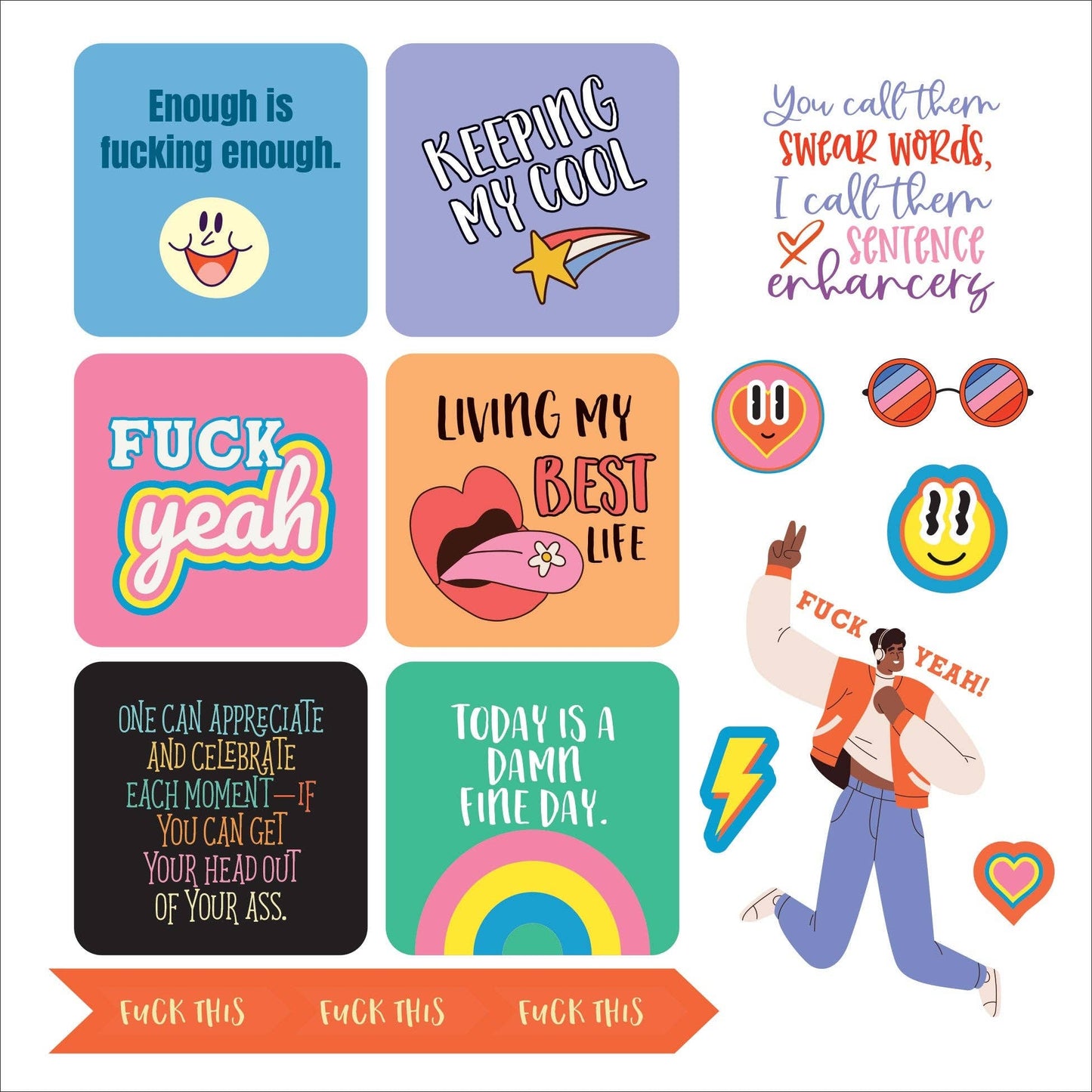 Sticker Book - Inner F*cking Peace