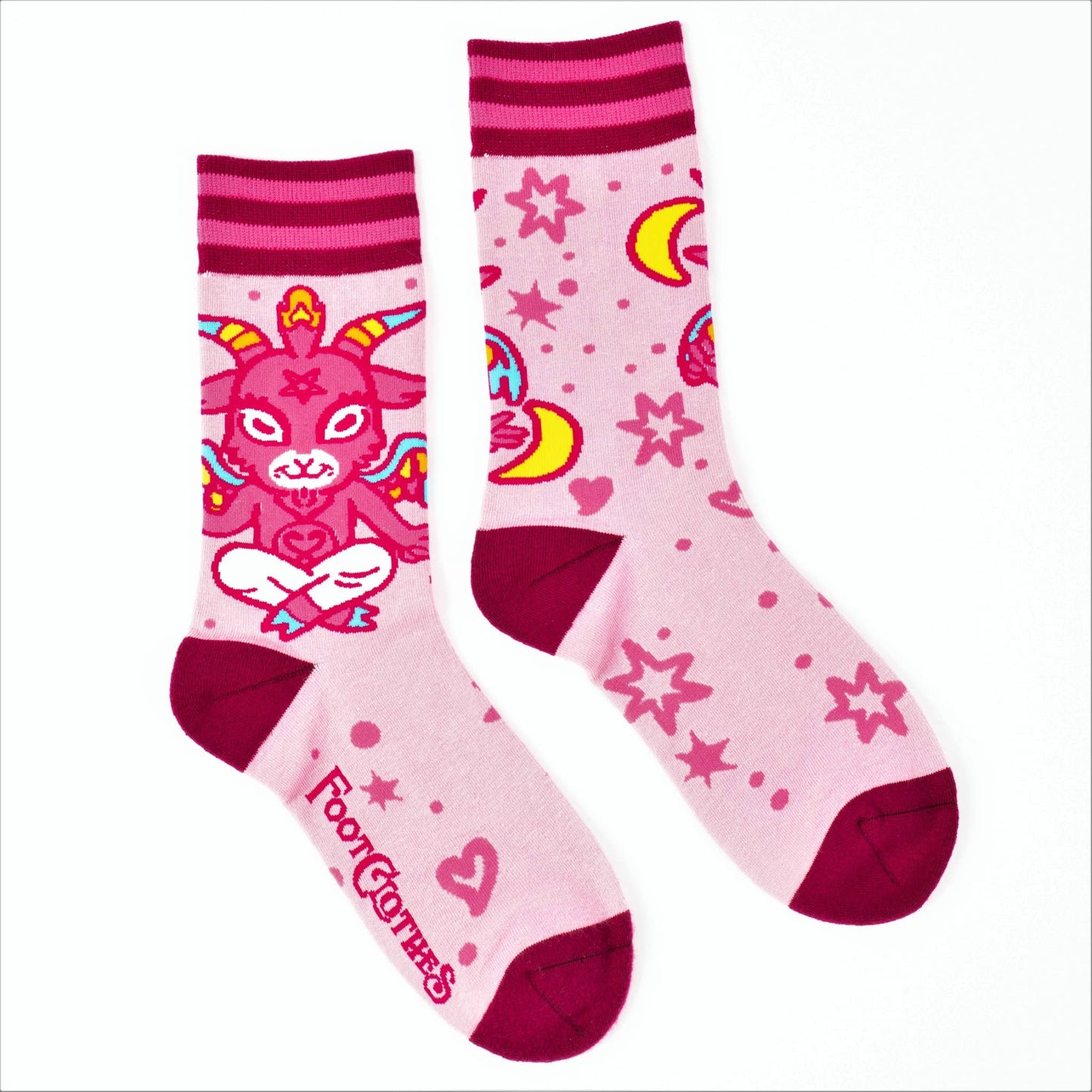 Socks - Foot Clothes - Cute Baphomet