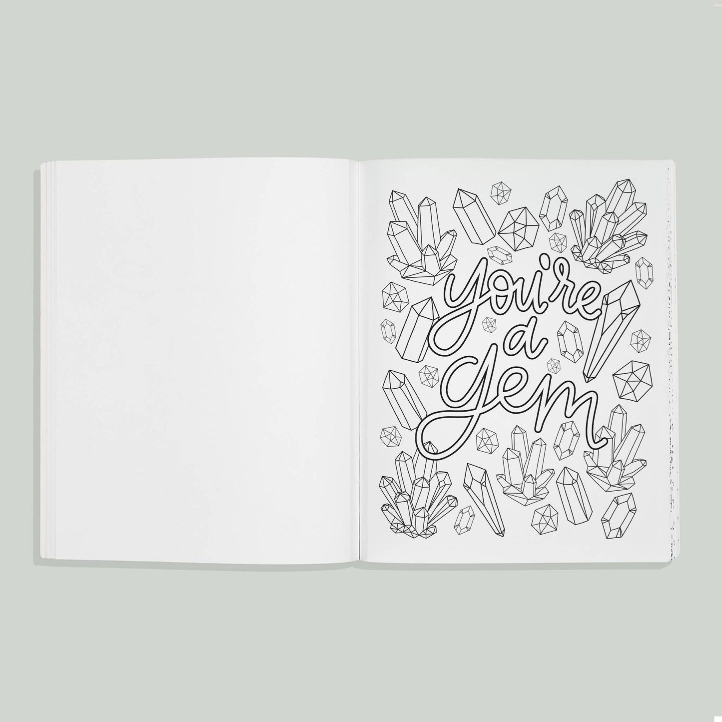 You are Made of Magic: Coloring Book with Affirmations
