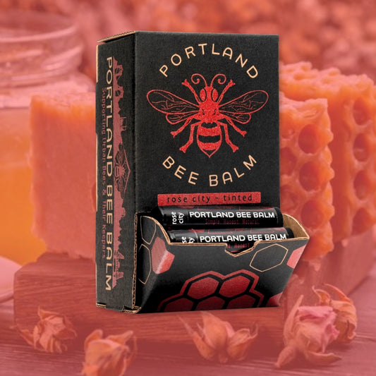 Portland Bee Balm Tinted Lip Balm - Rose City