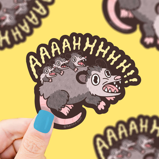 Stickers - TS - Screaming Crazy Opossum