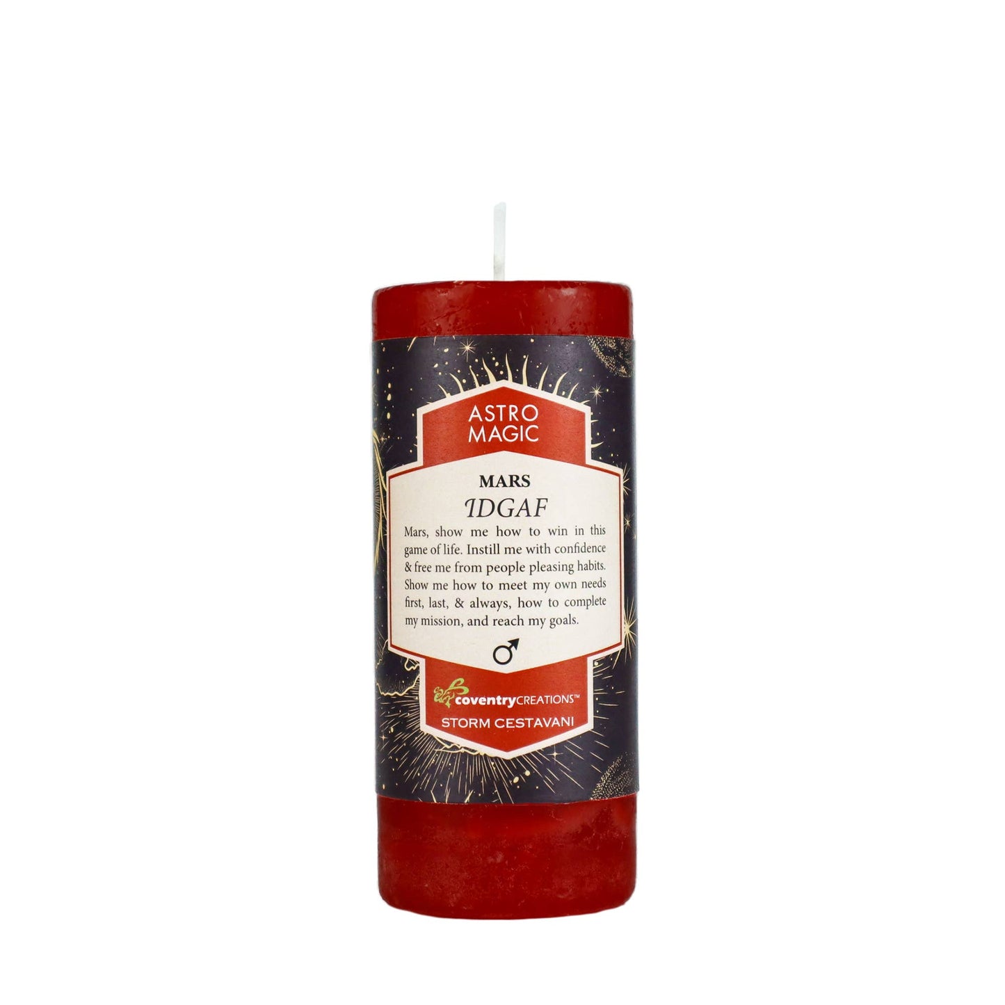 Astro Magic Mars - IDGAF Candle - Red