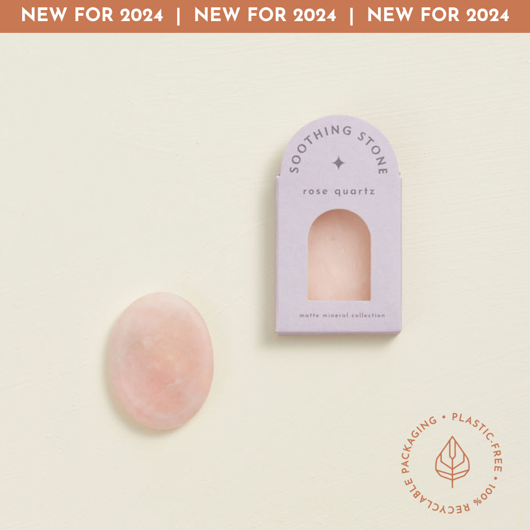 Rose Quartz Soothing Stone - Plastic Free