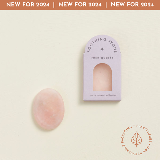 Rose Quartz Soothing Stone - Plastic Free