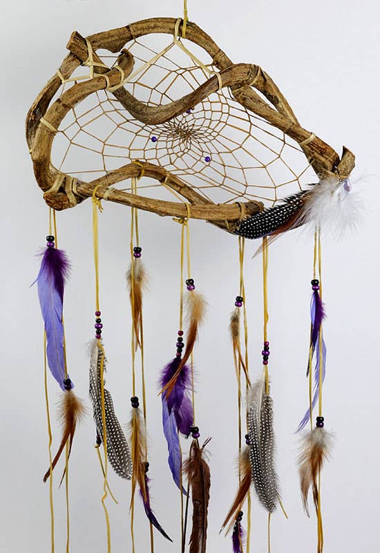 Dream Catcher - Wanderer - Medium Twig - Purple