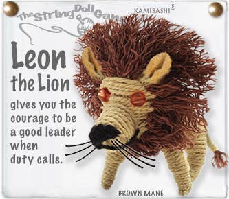 String Doll - Leon the Lion Keychain