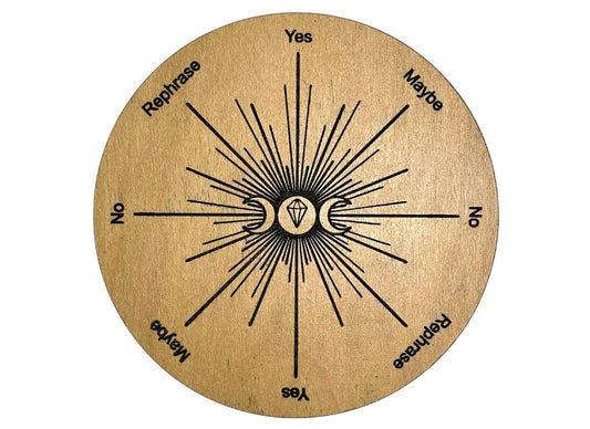 Pendulum Board - Triple Moon - Light Stain