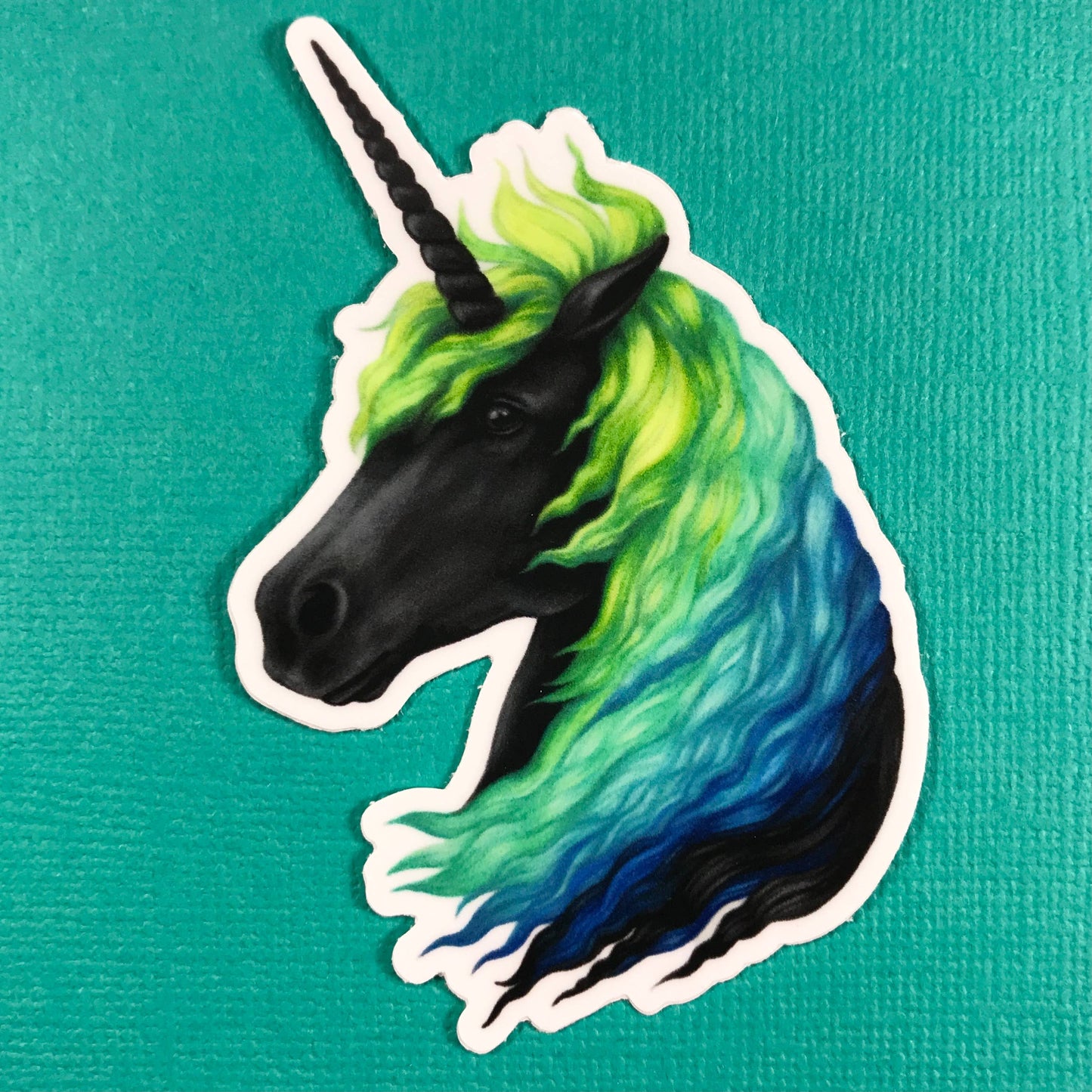 Stickers - Abundance Illustration - Black Unicorn