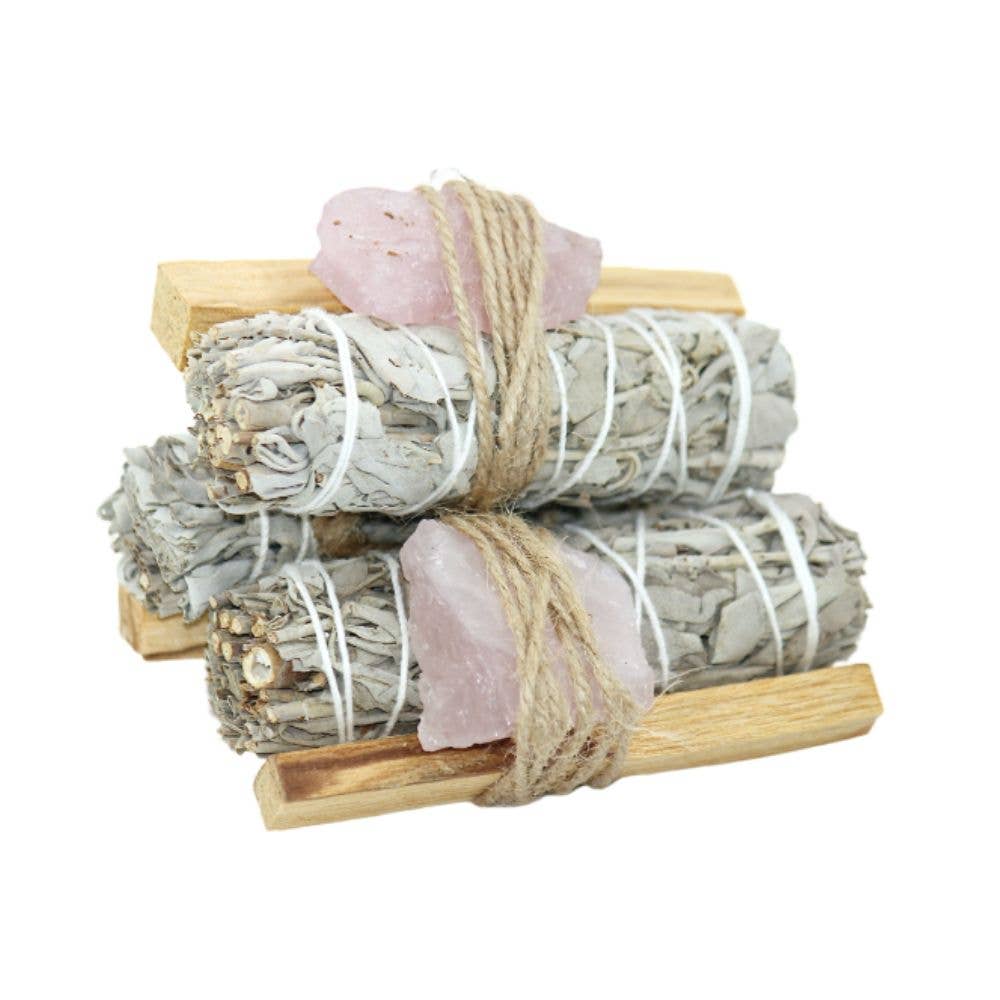 Smudge Bundle - Rose Quartz