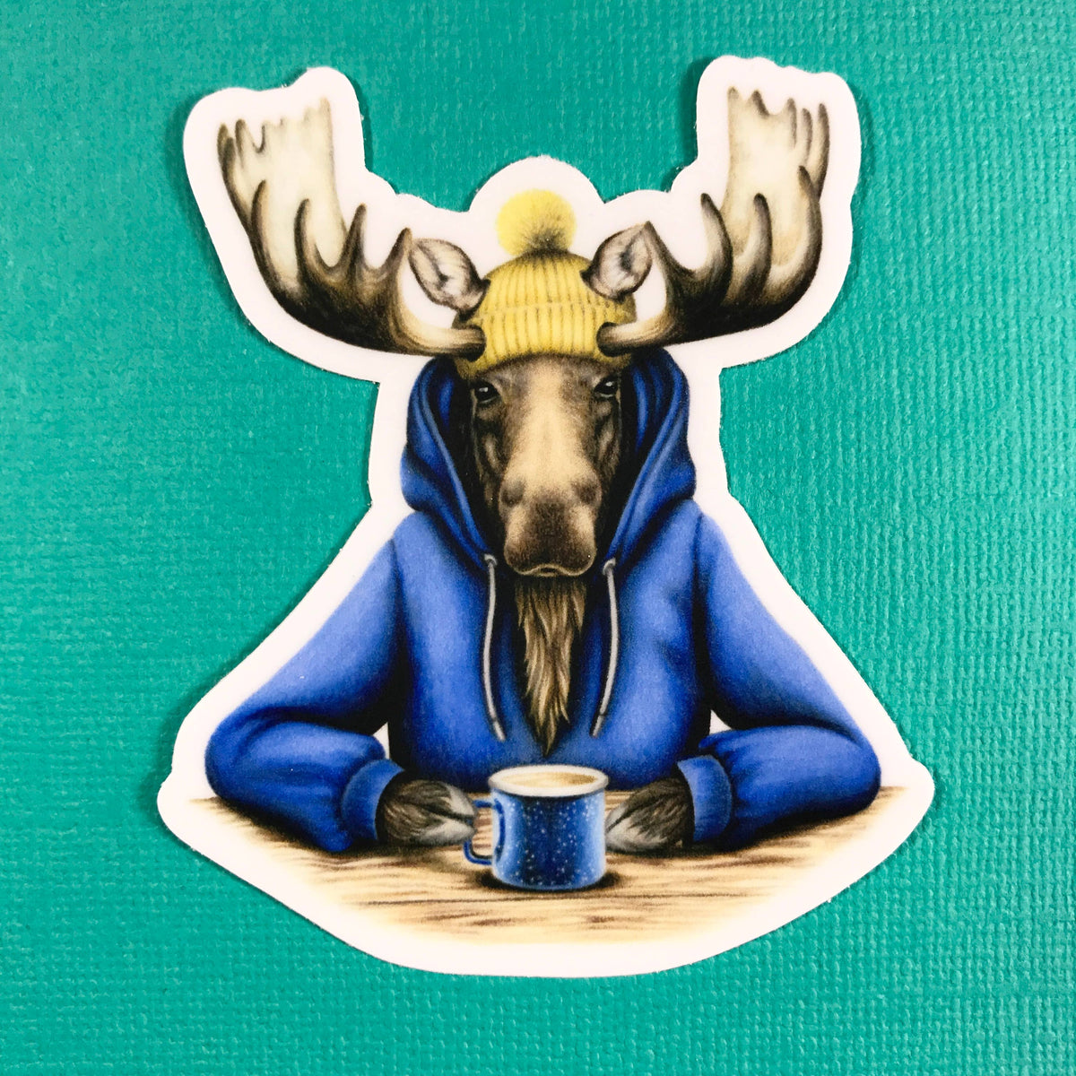 Stickers - Abundance Illustration - Coffee Moose