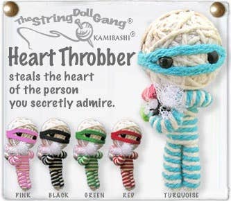String Doll - Heart Throbber Keychain