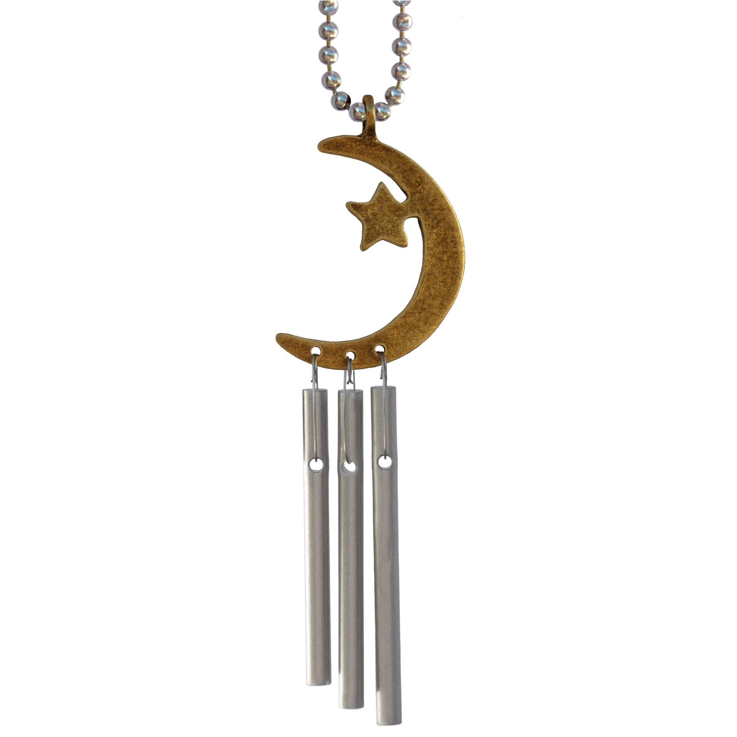 Jacob's Musical Car Charm Chime, Crescent Moon and Star