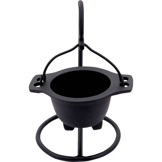 Cast Iron Hanging Cauldron w/ Stand