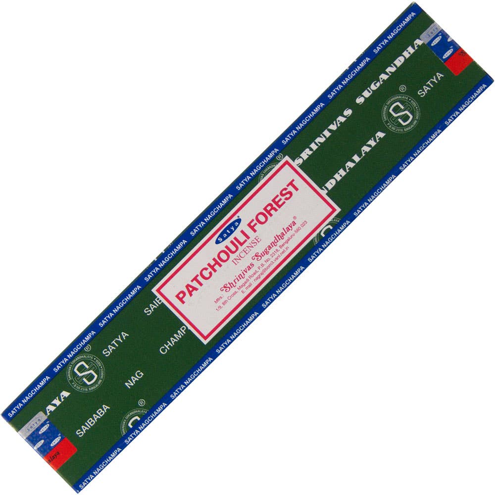 Satya Nag Champa Incense 15 Gr Patchouli Forest