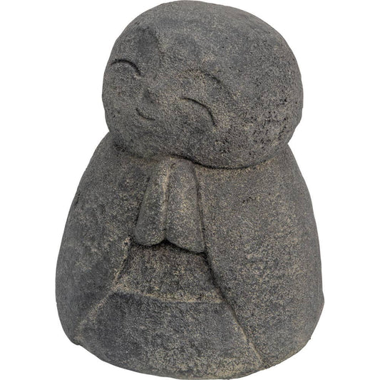 Volcanic Stone Statue - Mini Happy Jizo Buddha