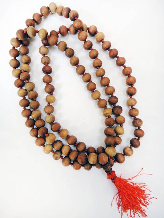 Mala - Sandalwood 8mm Knotted