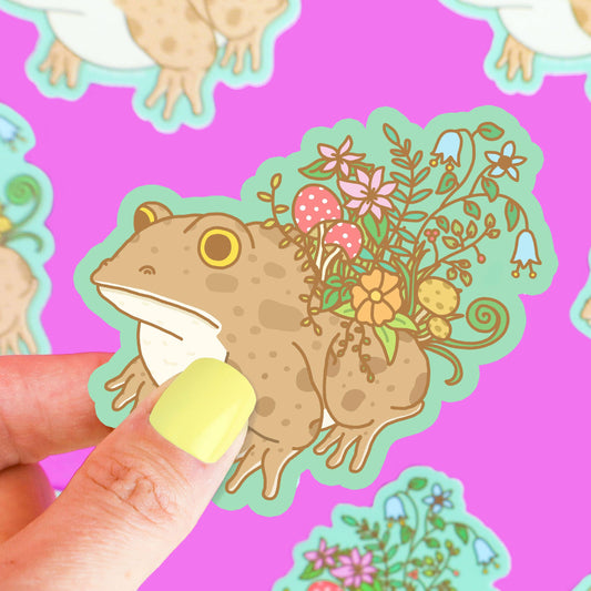 Stickers - TS - Botanical Toad Planter