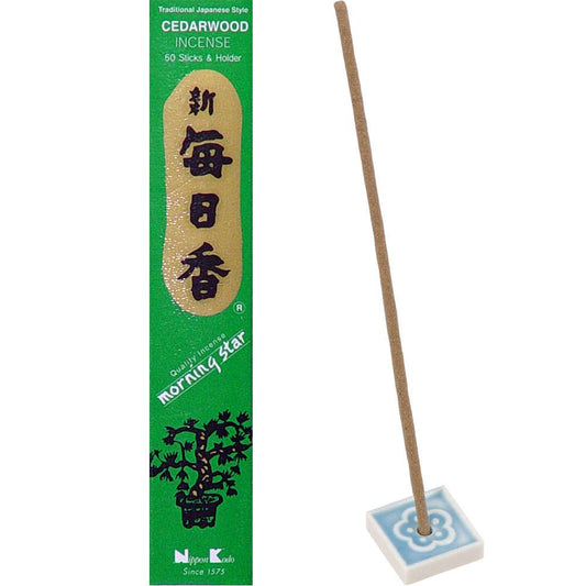 Morning Star Incense 50 Sticks Cedarwood