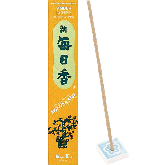 Morning Star Incense 50 Sticks Amber