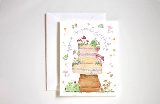 Greeting Card - Stephanie Tara - Magical Mushroom Birthday