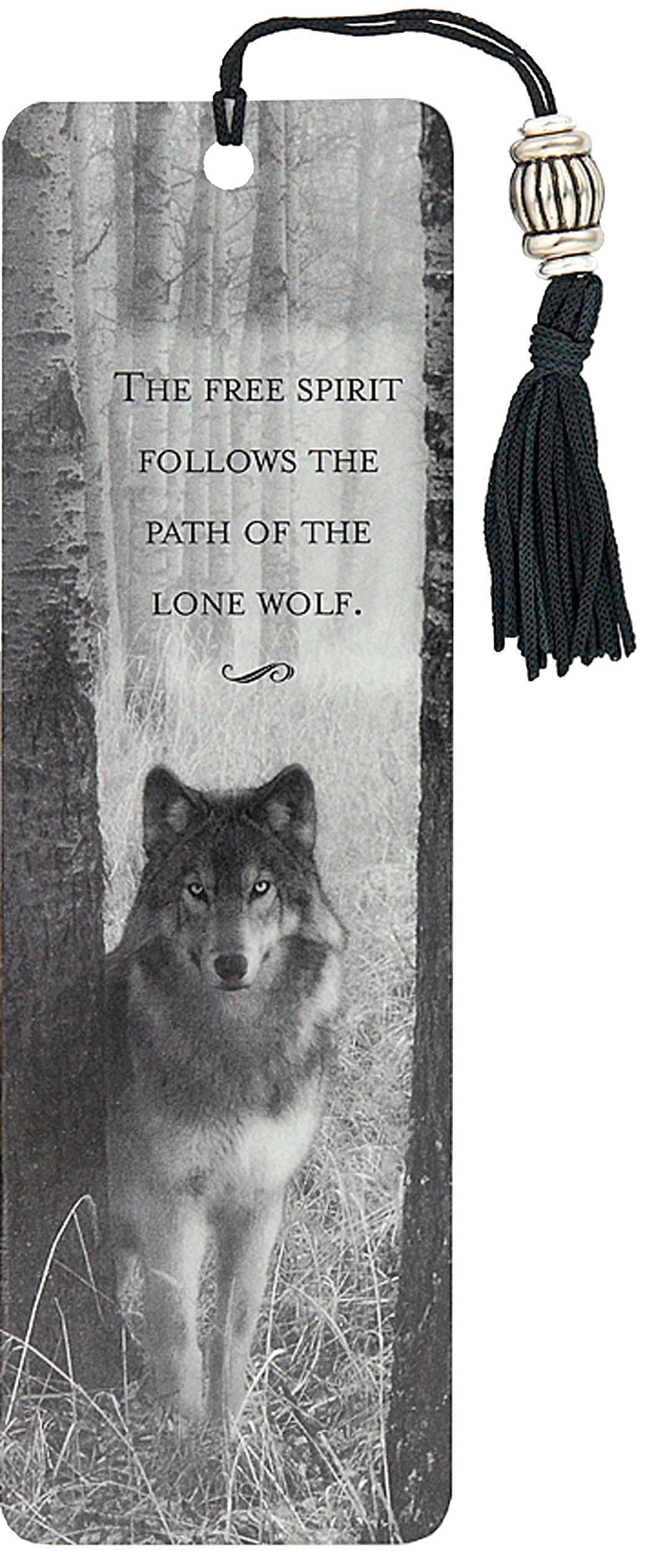 Bookmark - Wolf Beaded