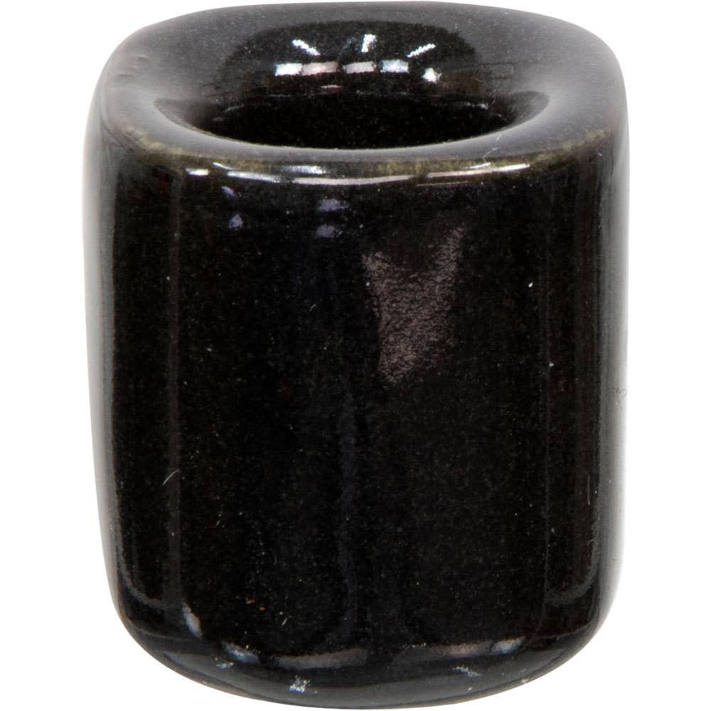 Candle Holder Mini - Solid Black (no design)