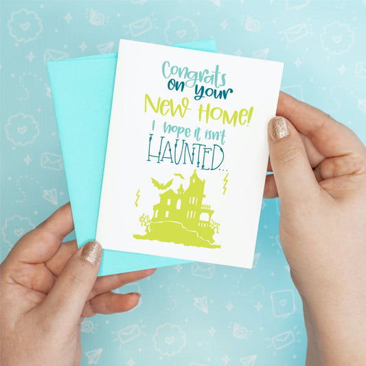 Greeting Card - Colette Paperie - Haunted New Home