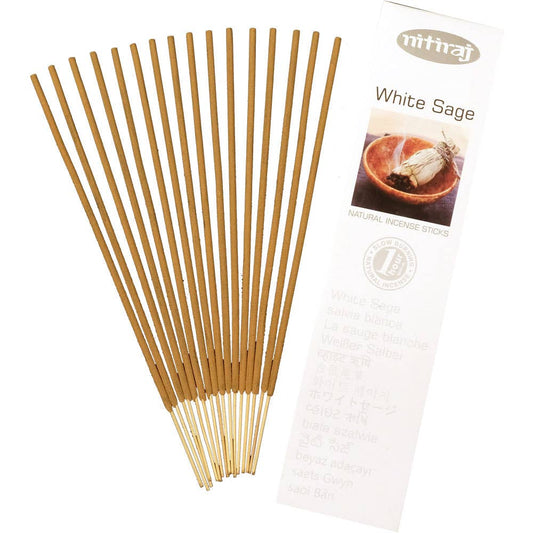 Nitiraj Incense 25 Gr - White Sage