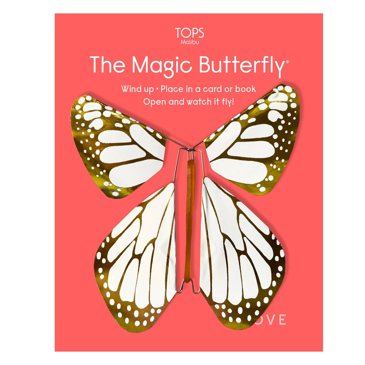 Metallic Flying Magic Butterfly - Love