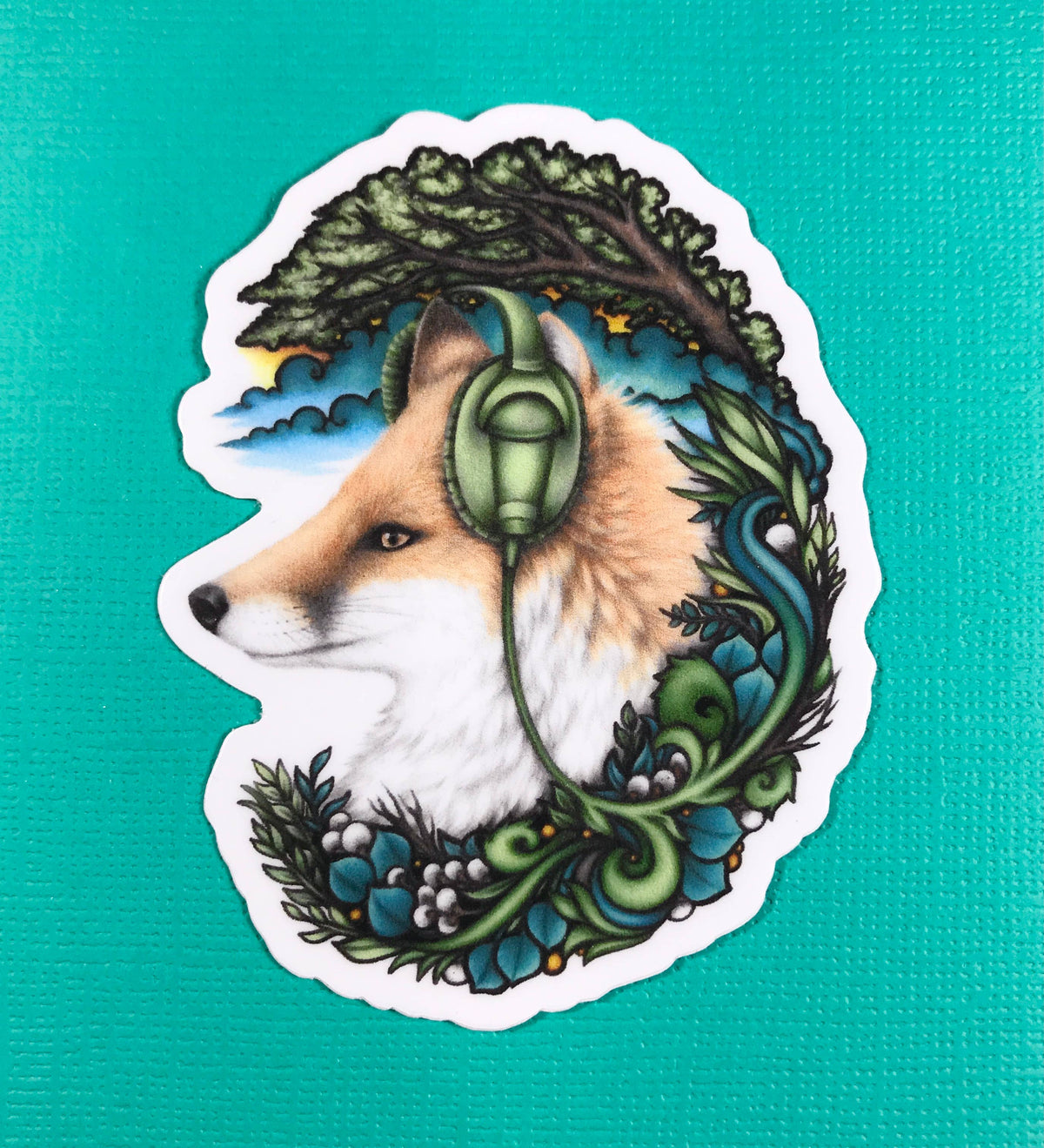 Stickers - Abundance Illustration - Fox Music