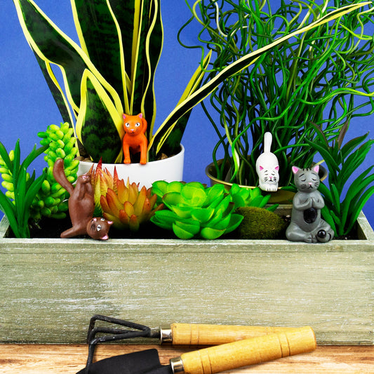 Yoga Cats - Plant Pot Markers