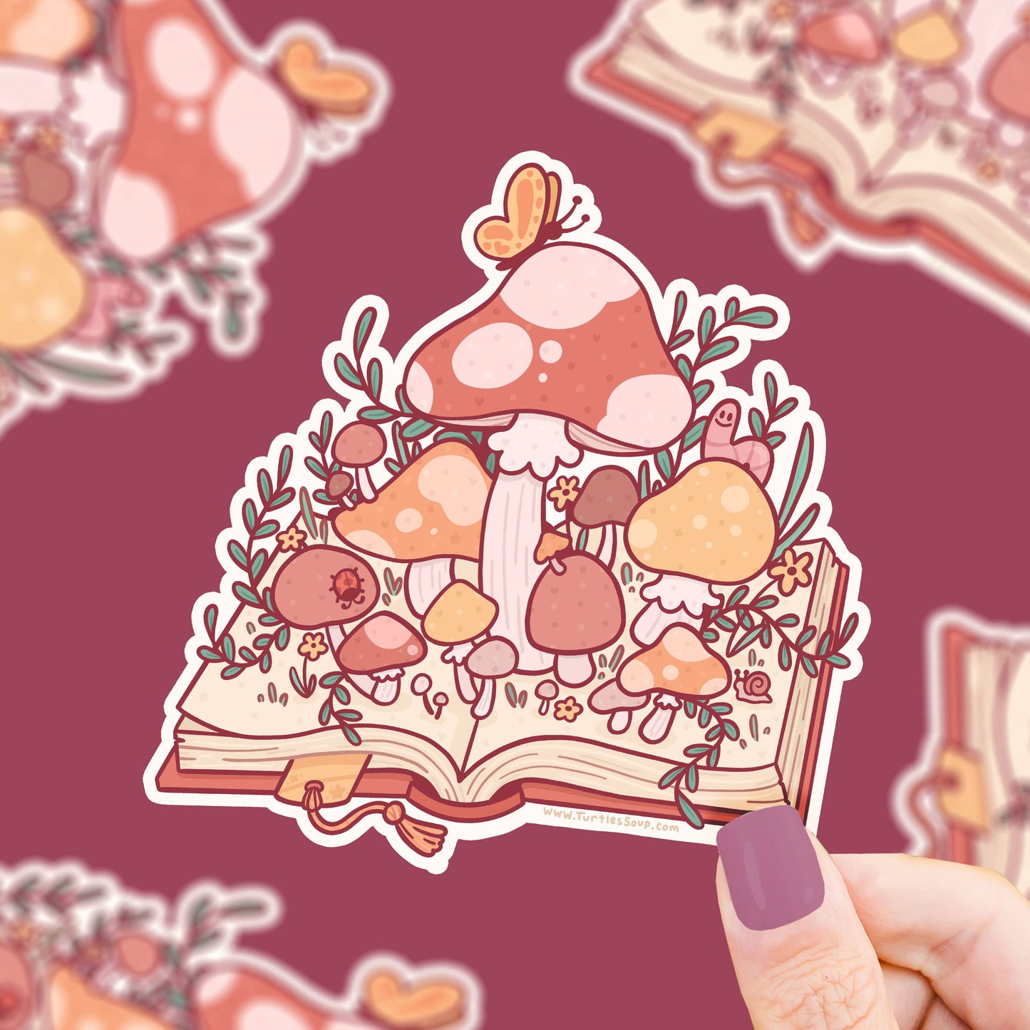 Stickers - TS - Mushroom Book