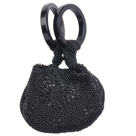 Bangle Bag Night Bloom Black